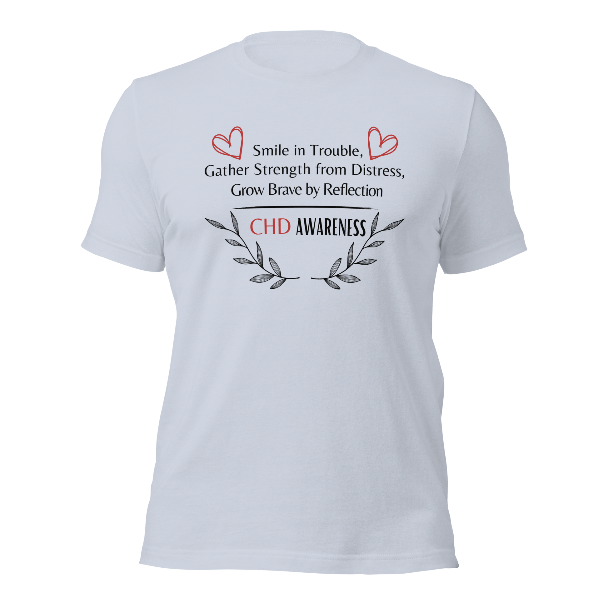 CenterpeaceHealth Apparel and Accessories Light Blue / 2XL Smile in Trouble Unisex t-shirt