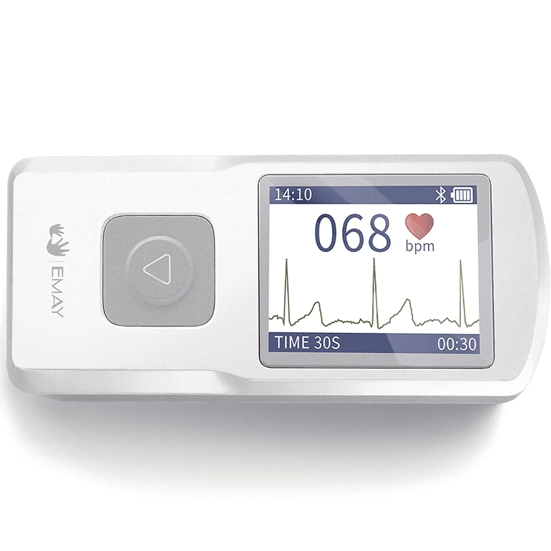 EMAY Health Monitoring Grey EMAY Portable EKG Monitor - Available in 3 Color Options
