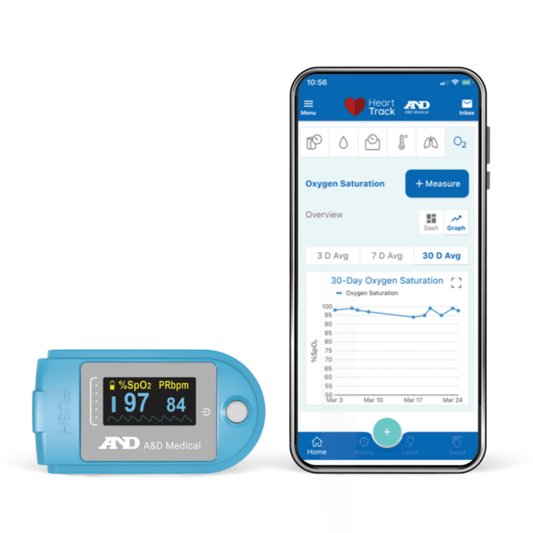 A & D Medical Health Monitoring A&D Essential Wireless Pulse Oximeter