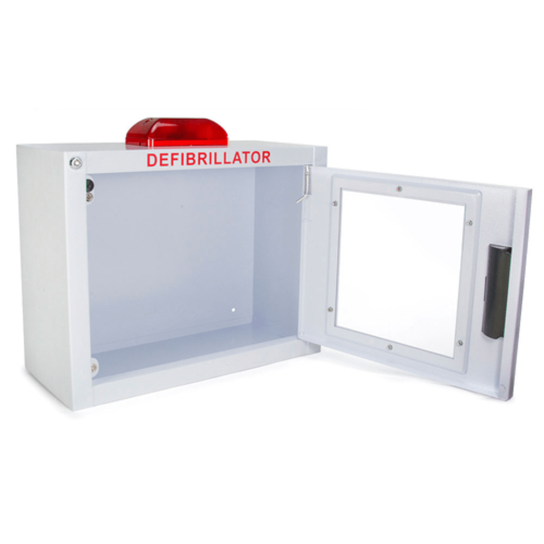 CenterpeaceHealth AED Accessories AED Cabinet Compact - Available in three options, Basic, with Key Alarm, or with Key Alarm & Strobe