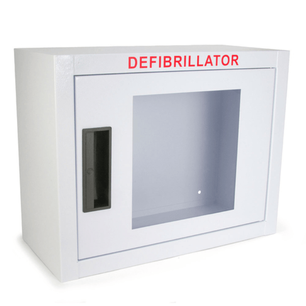CenterpeaceHealth AED Accessories Basic Wall Mount AED Cabinet Compact - Available in three options, Basic, with Alarm, or with Alarm & Strobe