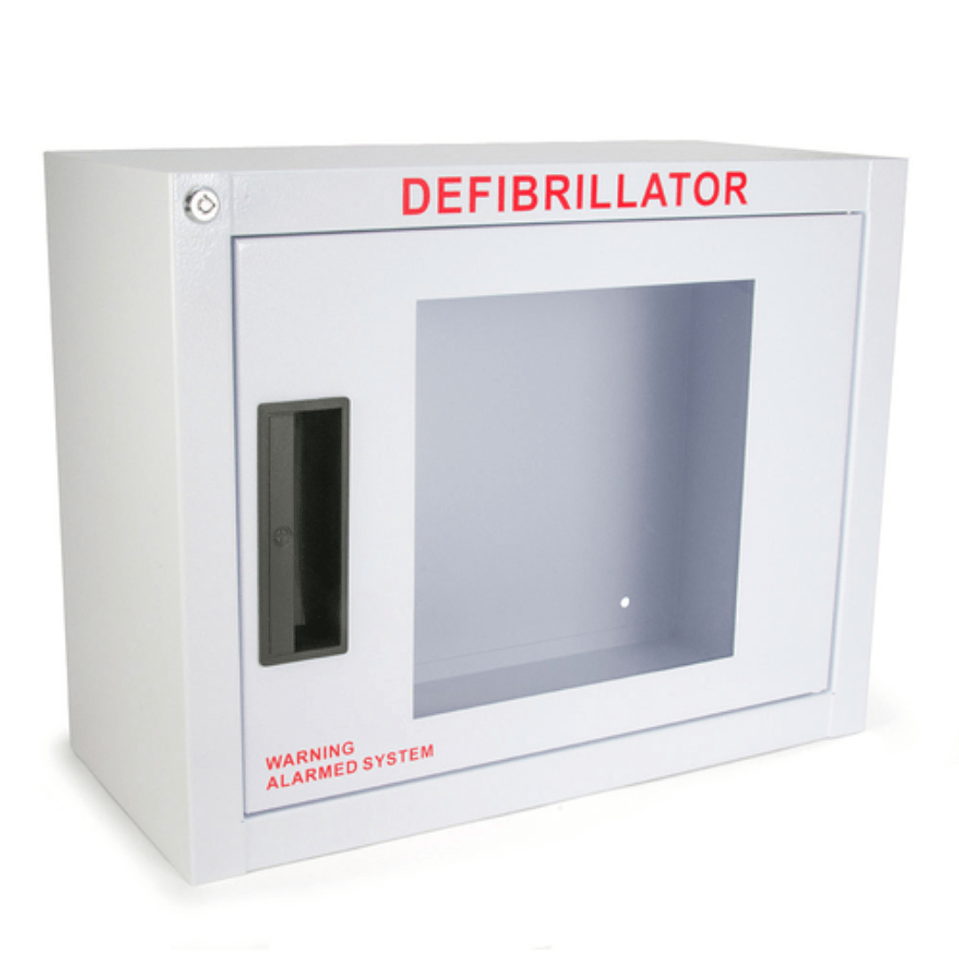 CenterpeaceHealth AED Accessories Wall Mount + Key Alarm AED Cabinet Compact - Available in three options, Basic, with Alarm, or with Alarm & Strobe