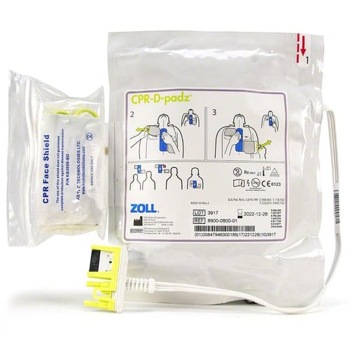 CenterpeaceHealth AED Packages Youth Plus Large Cabinet Package - AED Defibrillator for schools - youth sports