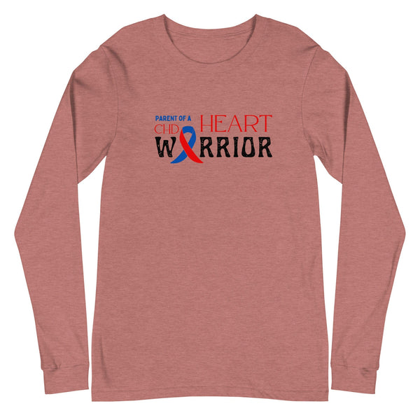 CenterpeaceHealth Sand Dune / S Parent of a CHD Heart Warrior Unisex Long Sleeve Tee