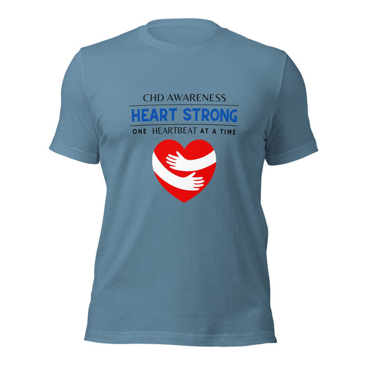 CenterpeaceHealth Steel Blue / S Heart Strong Unisex t-shirt