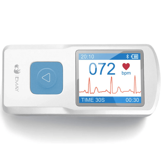 EMAY Health Monitoring Blue EMAY Portable EKG Monitor - Available in 3 Color Options