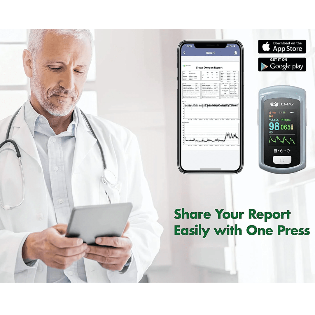EMAY Health Monitoring EMAY EMO-90 Sleep Oxygen Monitor