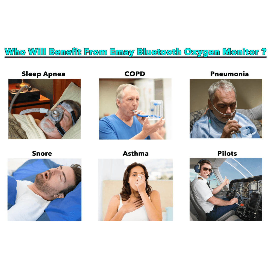 EMAY Health Monitoring EMAY EMO-90 Sleep Oxygen Monitor