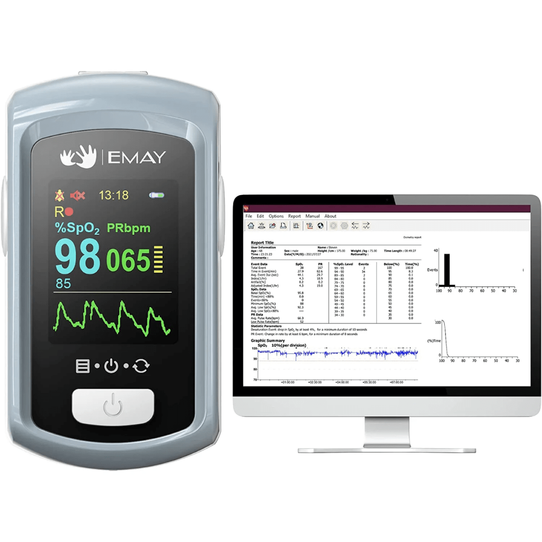 EMAY Health Monitoring EMAY EMO-90 Sleep Oxygen Monitor
