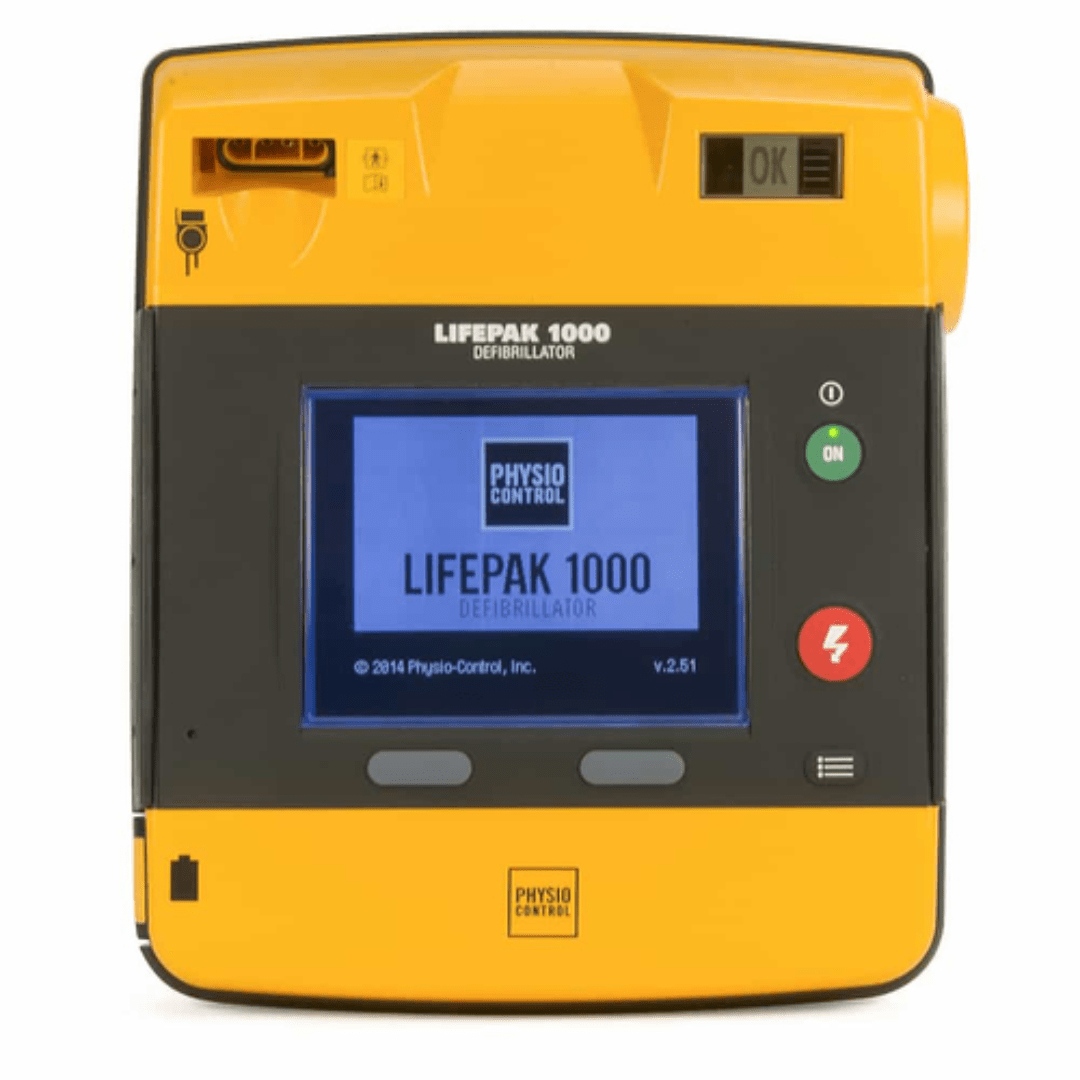 Physio-Control AED Physio Control LIFEPAK 1000 with Carrying Case - 2 Options ECG or Graphic Display