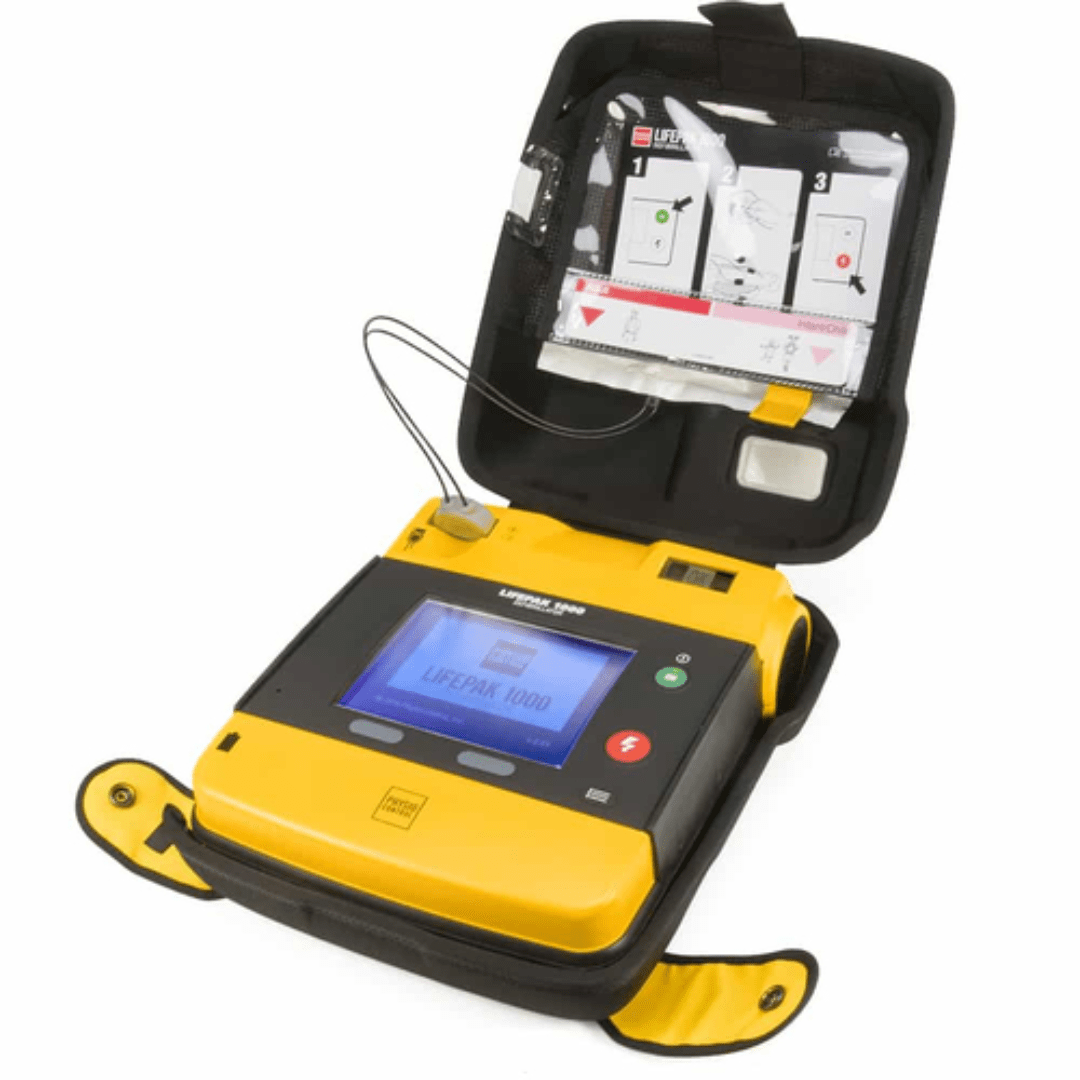 Physio-Control AED Physio Control LIFEPAK 1000 with Carrying Case - 2 Options ECG or Graphic Display